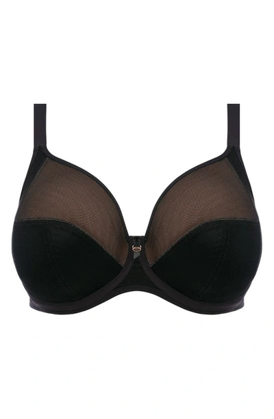 Shop Elomi Kintai Underwire Bra In Black