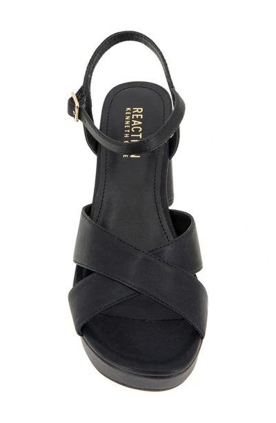 Reaction Kenneth Cole Reeva Platform Sandal In Black