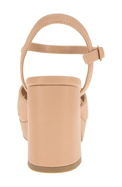Reaction Kenneth Cole Reeva Platform Sandal In Nude