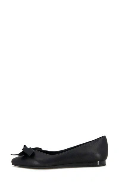 Shop Reaction Kenneth Cole Kenneth Cole Reaction Lily Bow Pointed Toe Flat In Black