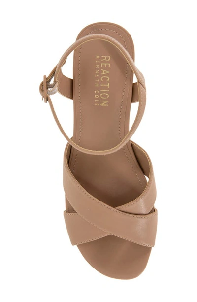 Reaction Kenneth Cole Reeva Platform Sandal In Nude