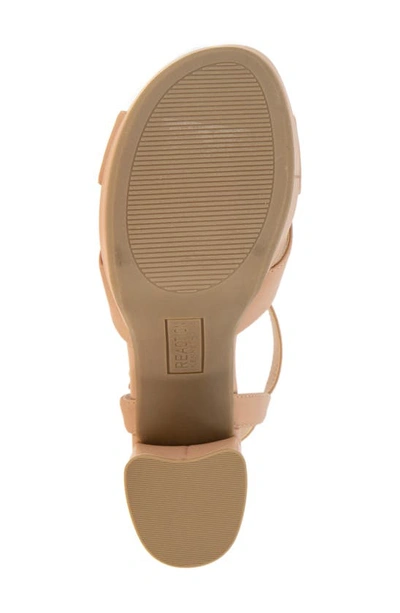 Reaction Kenneth Cole Reeva Platform Sandal In Nude
