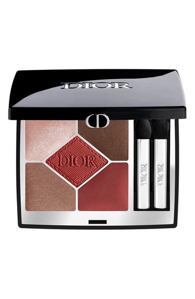 Shop Dior 'show 5 Couleurs Eyeshadow Palette In 673 Red Tartan