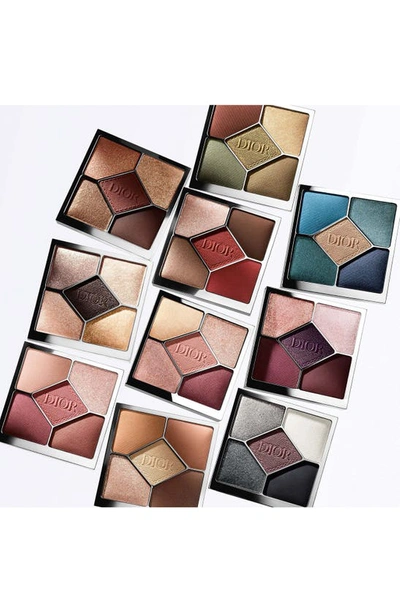 Shop Dior 'show 5 Couleurs Eyeshadow Palette In 673 Red Tartan