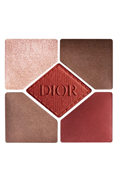 Shop Dior 'show 5 Couleurs Eyeshadow Palette In 673 Red Tartan