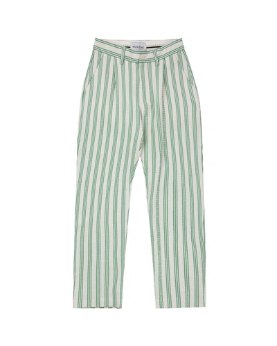 Shop Munthe Galvina Pants In Green
