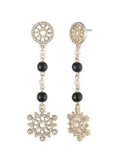 Shop Marchesa Pearl Linear Earring In Black