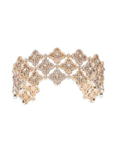 Shop Marchesa Lace Cuff Bracelet In Gold