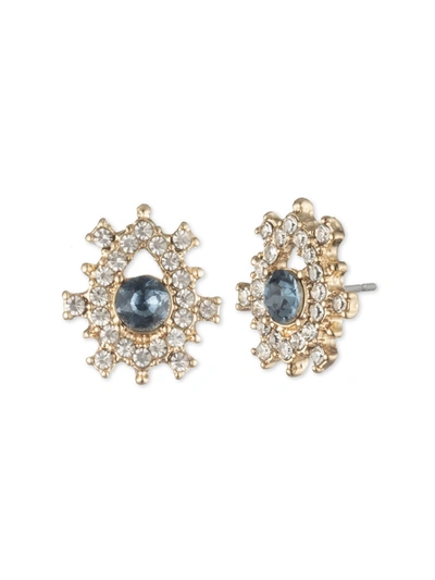 Shop Marchesa Poised Denim Button Earring