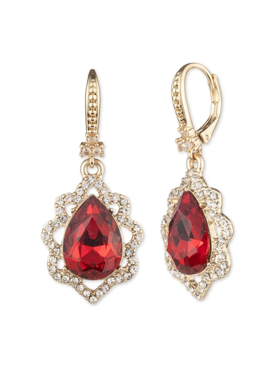 Shop Marchesa Poised Drop Earring In Red