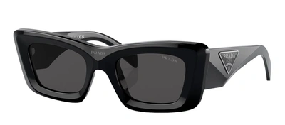 Shop Prada Pr 13zs 1ab5s0 50mm Womens Cat-eye Sunglasses In Black