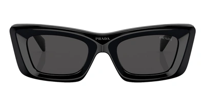 Shop Prada Pr 13zs 1ab5s0 50mm Womens Cat-eye Sunglasses In Black