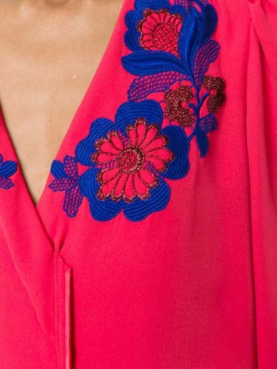 Shop Marc Jacobs Embroidered Flower Blouse