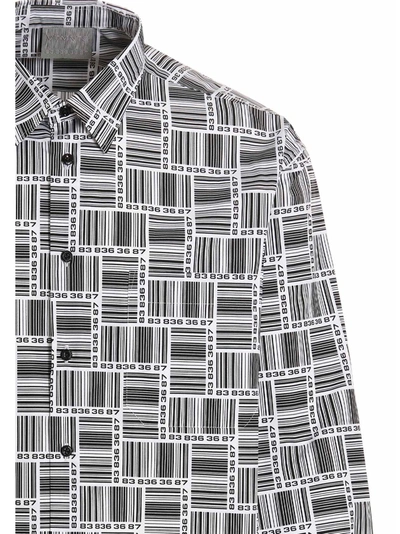 Shop Vtmnts 'barcode Monogram' Shirt