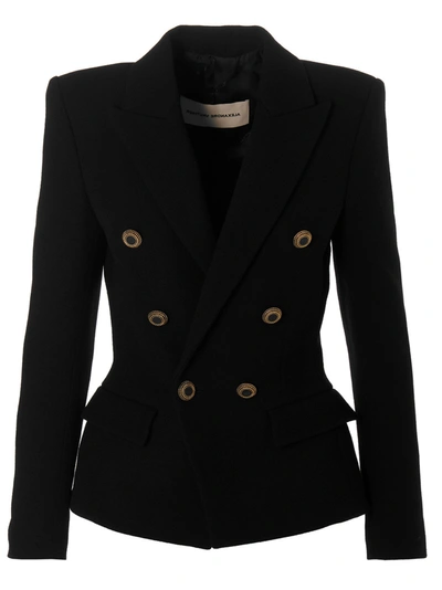 Shop Alexandre Vauthier Double-breasted Wool Blazer Jacket