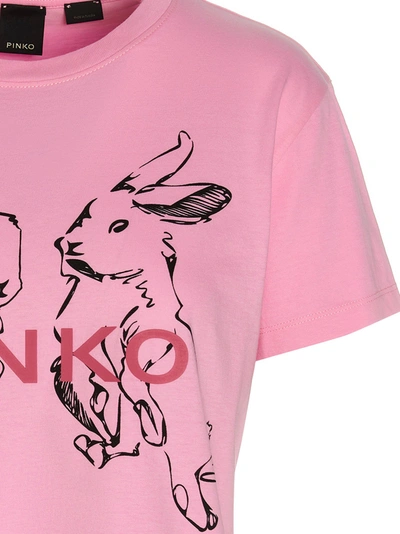 Shop Pinko Logo Print T-shirt