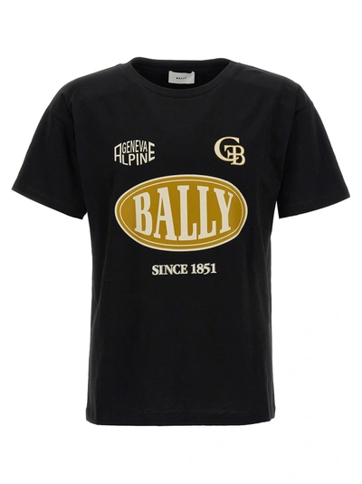 Shop Bally Printed T-shirt Black