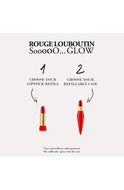 Shop Christian Louboutin Rouge Louboutin Soooooâ€¦glow Lipstick Refill In Burning Tanger