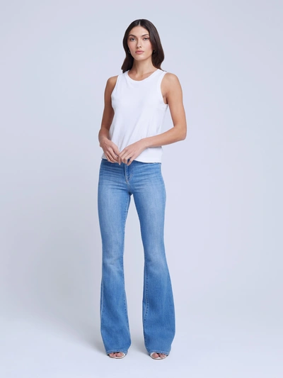 L Agence Mikaela Tank In White