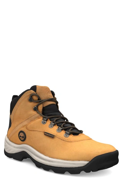 Timberland White Ledge Mid Waterproof Hiking Boot In Wheat