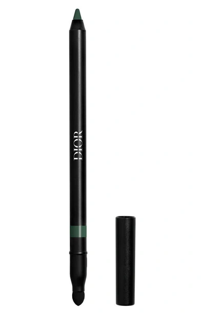 Shop Dior 'show On Stage Crayon Kohl Eyeliner In 374 Vert Fonce/ Dark Green