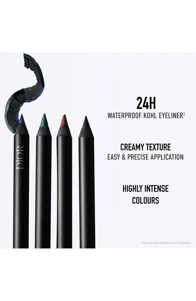 Shop Dior 'show On Stage Crayon Kohl Eyeliner In 374 Vert Fonce/ Dark Green