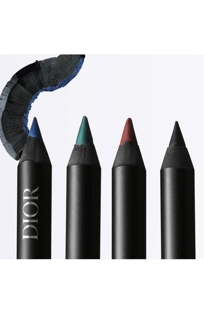 Shop Dior 'show On Stage Crayon Kohl Eyeliner In 090 Noir/ Black
