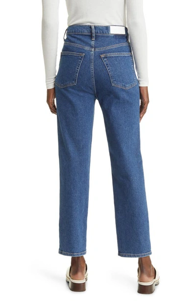 Shop Re/done Ultra High Waist Ankle Stovepipe Jeans In Western Rinse