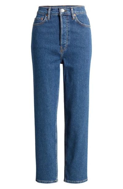 Shop Re/done Ultra High Waist Ankle Stovepipe Jeans In Western Rinse