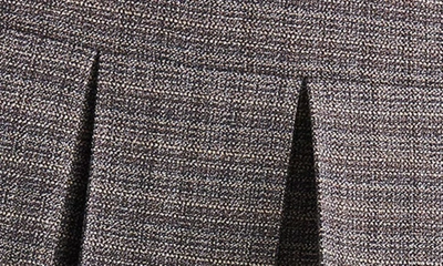 Shop Steve Madden Beg & Pleat Miniskirt In Grey Tweed