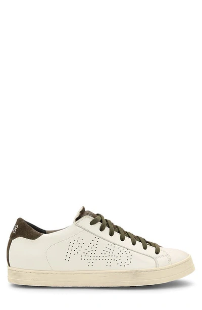 Shop P448 John Sneaker In Cream/ Oli