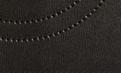 Shop Totême Monogram Leather Wristlet In Black