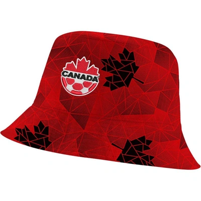 Shop Nike Red Canada Soccer Core Bucket Hat