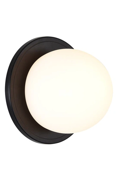 Renwil Round Wall Sconces In Sybil Matte Black