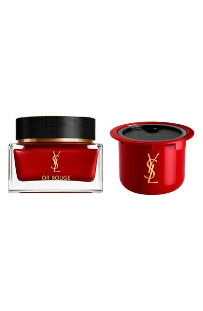 Shop Saint Laurent Or Rouge Crème Riche Anti-aging Face Cream, 1.7 oz