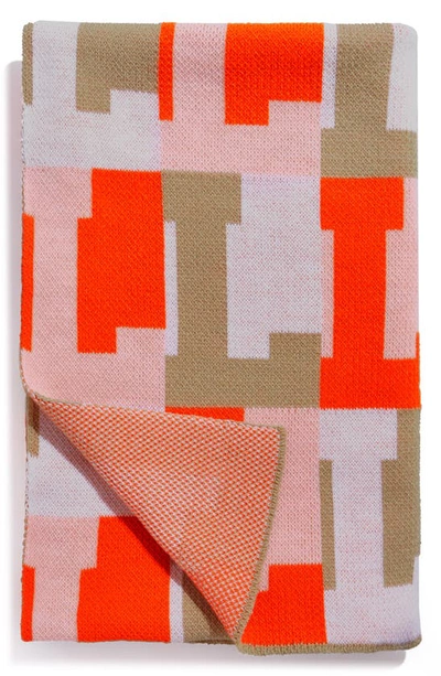 Shop Baublebar On Repeat Letter Blanket In Pink-a