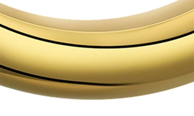 Shop La Rocks 28mm Hoop Earrings In Gold