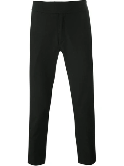 Ann Demeulemeester Panelled Tailored Trousers In Black
