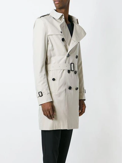 Shop Burberry Belted Trench Coat