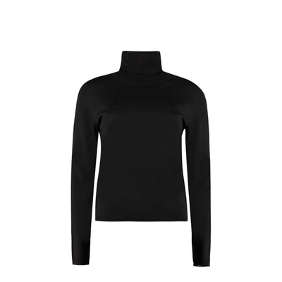 Shop Max Mara Corsica Turtleneck Sweater In Black