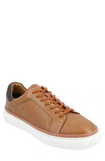 Shop Thomas & Vine Nathan Leather Sneaker In Cognac