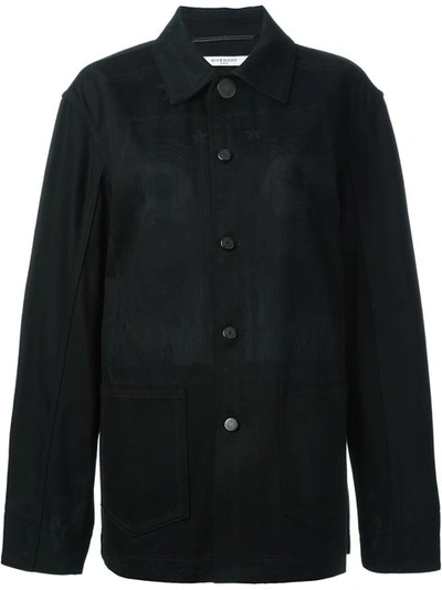 Givenchy Christ Print Lightweight Jacket - Black