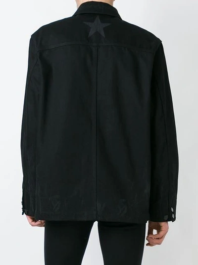 Shop Givenchy Christ Print Lightweight Jacket - Black
