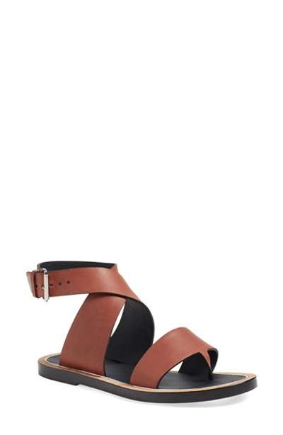 Shop Vince 'mailin' Ankle Strap Sandal (women) In Whiskey