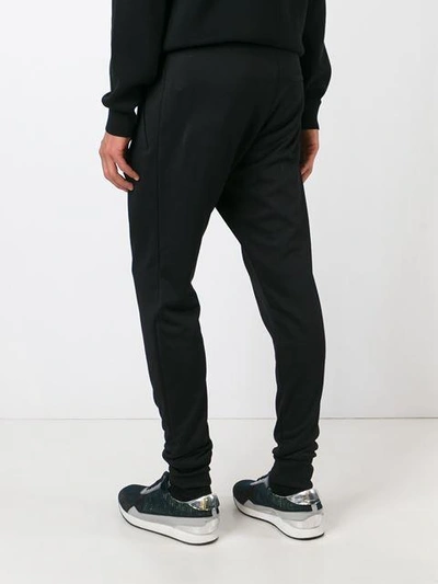 Shop Y-3 Drawstring Track Pants - Black