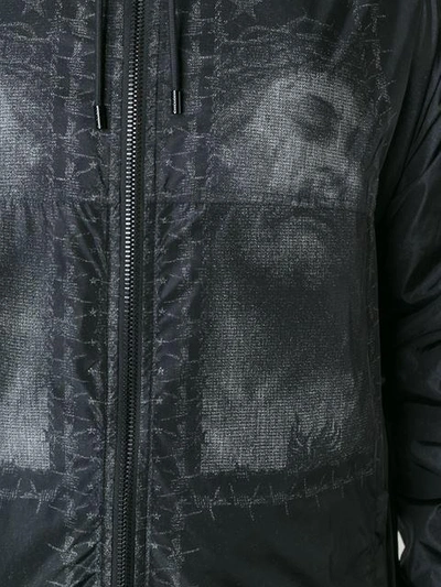 Shop Givenchy Christ Print Windbreaker Jacket