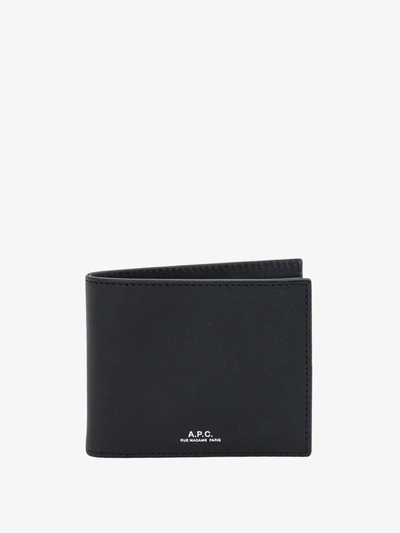 Shop Apc Wallet In Black
