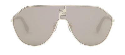 Shop Fendi Ff Match Fe 40080u 32g Aviator Sunglasses In Brown