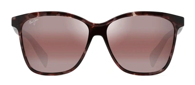 Maui Jim Liquid Sunshine Mj R601-04 Butterfly Polarized Sunglasses In Violet