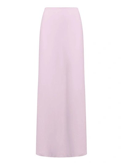 Shop Sucrette Amal Skirt In Pink & Purple